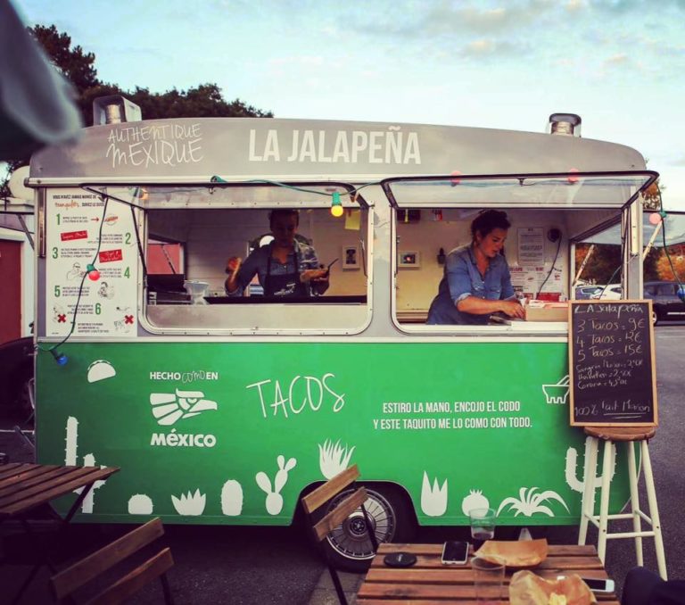 Mexican Cuisine Served From Food Truck In France