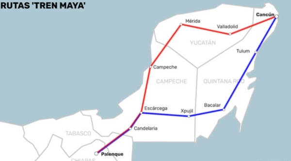 The Maya Train will begin construction in Chiapas and Tabasco