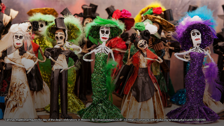 mexican day of the dead dolls