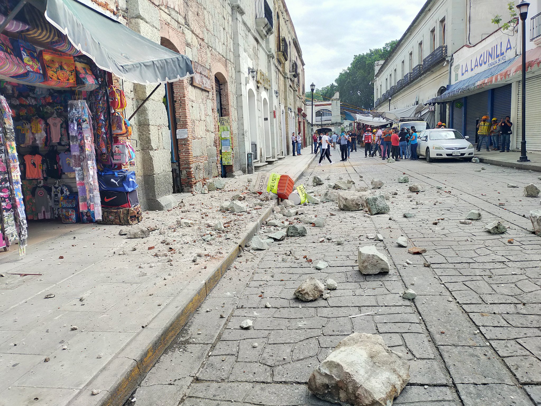 A 7.5 magnitude earthquake was registered in Oaxaca, strong in Mexico City