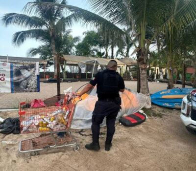 Puerto Vallarta Police Remove Homeless People From Beach